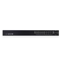 UBiQUiTi EdgeSwitch 16x1000Mbps (POE + ) + 2x1000Mbps SFP, Menedzselhető, Rackes - ES-16-150W Ubiquiti