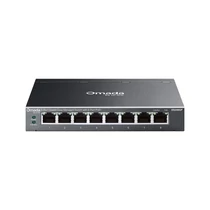 TP-LINK Switch 8x1000Mbps(8xPOE + ) Fémházas Easy Smart (Omada), ES208GP TP-Link