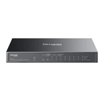 TP-LINK Switch 9x1000Mbps (8xPOE + ) +1xGigabit SFP kombó Fémházas Easy Smart (Omada), ES210GP TP-Link