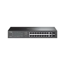 TP-LINK Switch 20x1000Mbps(16xPOE + ) + 2xSFP Fémházas Easy Smart (Omada), ES220GP TP-Link