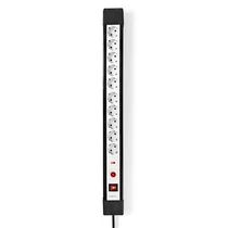 Nedis 10 aljzatos elosztó túlfeszűltségvédelemmel, H05VV-F 3G1.5mm2 , 3680 W, 16A, hossz 3m, ESC103SPF1PRO NEDIS - Copygo