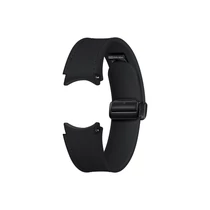 Samsung galaxy watch6 44mm d-buckle hybrid eco-leather band (normal, s / m), black