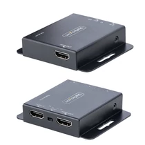 HDMI EXTENDER OVER CAT6 4K POC .