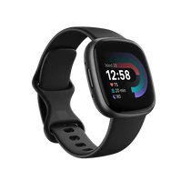 FITBIT Versa 4 okosóra (Black / Graphite Aluminium) FITBIT