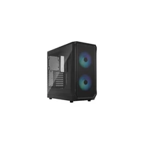 FRACTAL DESIGN Ház Midi ATX Focus 2 RGB Tápegység nélkül, Fekete Üvegfalú FRACTAL DESIGN