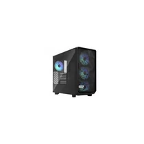 FRACTAL DESIGN Ház Midi ATX Meshify 2 Lite RGB TG Light Tint, Fekete Üvegfalú FRACTAL DESIGN