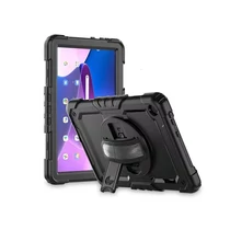Tech-Protect Solid ütésálló tok - Lenovo TB-328 Tab M10 10.1 (3 Gen) kijelzővédővel - fekete - ECO TECH-PROTECT