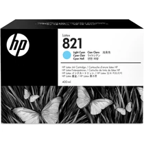 HP 821 400-ML LIGHT CYAN LATEX INK CARTRIDGE