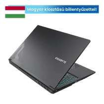 GIGABYTE G5 MF 15.6" FHD (IPS / 144Hz), Intel Core i7-13620H (10C / 4.9Ghz), 16GB, 1TB SSD, RTX 4050, Magyar billentyű Gigabyte