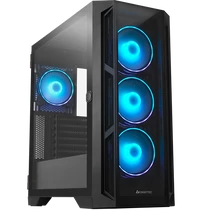 CHIEFTEC Ház Gaming APEX GA-01B-TG-OP, ATX, RGB Vezérlővel, 4xRGB Ventillátor, Edzett Üveg, fekete Chieftec