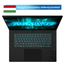 GIGABYTE GAMING A16 3TH 16" WUXGA (165Hz), AMD Ryzen 7 260 (8C / 5.1Ghz), 16GB, 1TB SSD, RTX 5050, Magyar billentyű Gigabyte