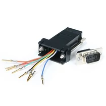 DB9 TO RJ45 MODULAR ADAPTER .