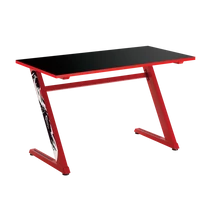WHITE SHARK ZZ gamer asztal fekete / piros White Shark