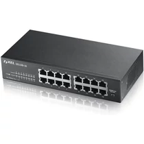 ZYXEL Switch 16x1000Mbps Fémházas Rackes, GS1100-16-EU0104F Zyxel