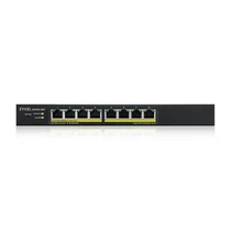 Zyxel GS1915-8EP, 8-port GbE PoE Smart hybrid mode Switch, standalone or NebulaF