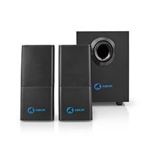 Nedis GSPR10021BK aktív gamer hangszóró 2.1, USB tápellátás, 3,5 mm jack, 30 W, Hangerőszabályozó NEDIS
