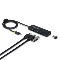 4-PORT USB-C HUB COMPACT POWERED