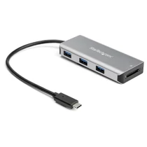 3-PORT USB-C HUB W/ SD READER READER-10GB - 3X USB-A 1X USB-C