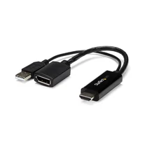 STARTECH Átalakító HDMI to Displayport 4K 30Hz + USB Adapter STARTECH