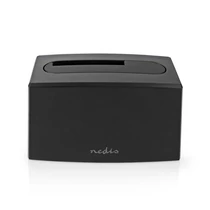Nedis HDDUSB3210BK merevlemez dokkoló állomás, USB 3.2 Gen1, USB Type-A, 1 lemez,  2,5 / 3,5", USB 3.2 Gen1 NEDIS