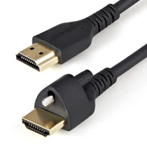 HDMI CABLE WITH LOCKING SCREW .