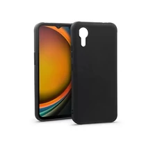 Haffner Matt szilikon tok - Samsung SM-G556 Galaxy XCover 7 - fekete HAFFNER