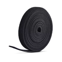 228M KLETTBANDROLLE SCHWARZ LOOP CABLE TIE - 0.5IN WIDE