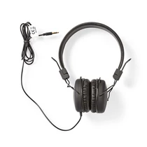 Nedis HPWD1100BK fejhallgató, kábel hossz 1,2 m, 3,5 mm jack NEDIS