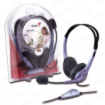 GENIUS Fejhallgató HS-04S, 3,5mm Jack Genius