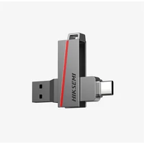 HIKSEMI Pendrive 32GB E307C U3 "Dual Slim" USB 3.2 / Type-C, Szürke (HIKVISION) HIKVISION PCC