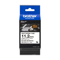 Brother szalag HSE-231E, Fehér alapon fekete, Zsugorcső, 11,2mm, 1,5m Brother