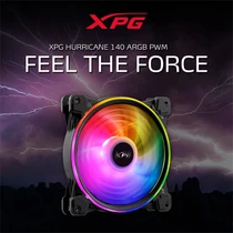ADATA XPG Rendszerhűtő ventilátor Hurricane RGB, 14cm, fekete ADATA