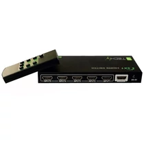 TECHLY HDMI switch, 5 in 1 out, 4K Ultra HD, IR Techly