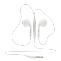 SBOX Füllhallgató, EARPHONES + MICROPHONE, White SBOX