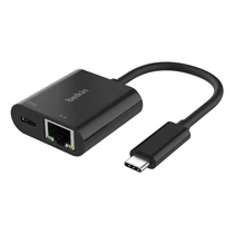 Belkin USB-C to Ethernet + Charge Adapter 100W Black