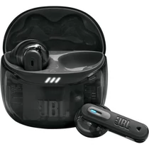JBL TUNE FLEX 2 GHOST EDITION Bluetooth fülhallgató, tölthető 2 óra, IP45, adaptív zajcsökkentés,  térhatás, fekete JBL
