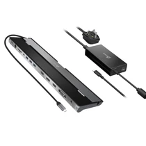 USB-C TRIPLE DISPLAY DOCKING STATION WITH 100W PD ADAPTER - U