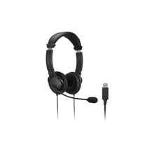 KENSINGTON K33065WW Fejhallgató mikrofonnal (HiFi USB Headphones with Mic and Volume Control Buttons USB-A) Kensington