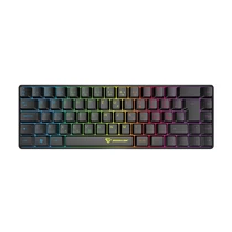 SILVERLINE gamer vezetékes billentyűzet, kompakt, RGB világítás, HU Silverline