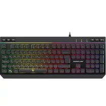 SILVERLINE gamer vezetékes billentyűzet, RGB világítás, HU Silverline