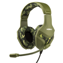 KONIX - MYTHICS PS4 Fejhallgató PS-400 Vezetékes Gaming Stereo Mikrofon, Terepmintás