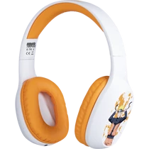 KONIX - NARUTO "Naruto" 2.0 Fejhallgató Vezeték Nélküli Bluetooth Gaming Stereo, Fehér-mintás KONIX