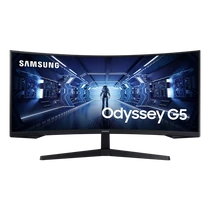 SAMSUNG Ívelt Gaming 165Hz VA monitor 34" G5, 3440x1440, 21:9, 250cd / m2, 1ms, HDMI / DisplayPort SMG