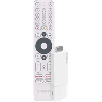 STRONG LEAP-AIR Google TV Stick, 4k ultra HD dekódolás, 2in1 távirányító, BT csatlakozás, Streaming STRONG