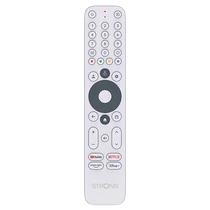 STRONG LEAP-NEVE Google TV, 4k Ultra HD dekódolás, 2in1 távirányító, BT csatlakoztatás, Streaming STRONG