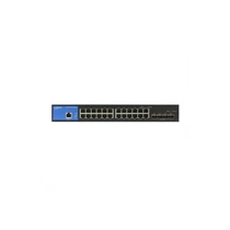 LINKSYS Switch LGS328C, 24x1000Mbps 4x 10G SFP+ (24-Port Business managed Gigabit Switch + 2 SFP+ port) Linksys