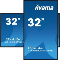 iiyama Prolite LFD, 24 / 7 VA, 31,5", 1920x1080, 16:9, 500cd, 8ms, HDMI / USB / LAN / Wifi, hangszóró, antiglare Iiyama