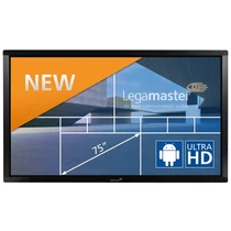 Legamaster Interaktív kijelző, ETX-7510, 75", UHD, multi-touch(32 érintés), HDMI, DP, VGA, USB, RS232, WiFi, LAN Legamaster