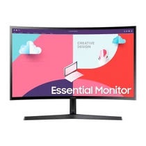 SAMSUNG Ívelt VA monitor 24" S36C, 1920x1080, 16:9, 250cd / m2, 4ms, HDMI / VGA SMG