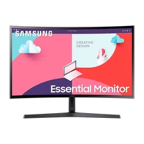 SAMSUNG Ívelt VA monitor 24" S36C, 1920x1080, 16:9, 250cd / m2, 4ms, HDMI / VGA SMG